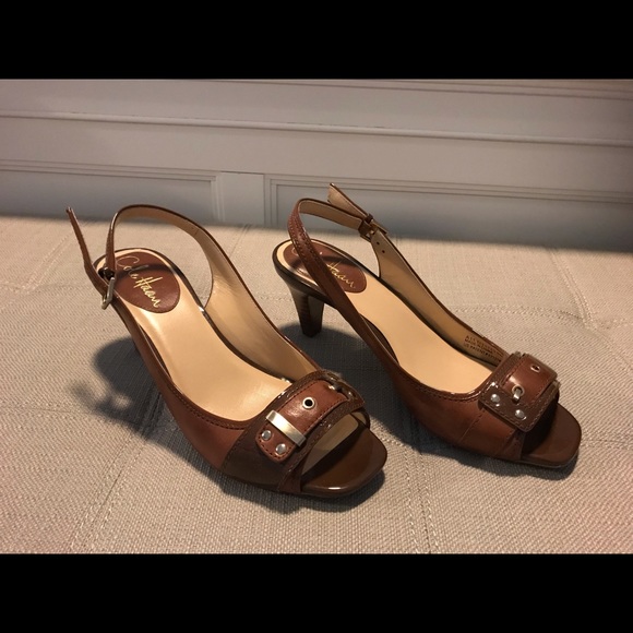 Cole Haan Size 6 Open Toe Slingback - Picture 2 of 6